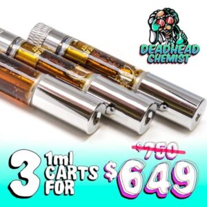 Buy Deadhead Chemist DMT 3 Cartridges Deal 1mL